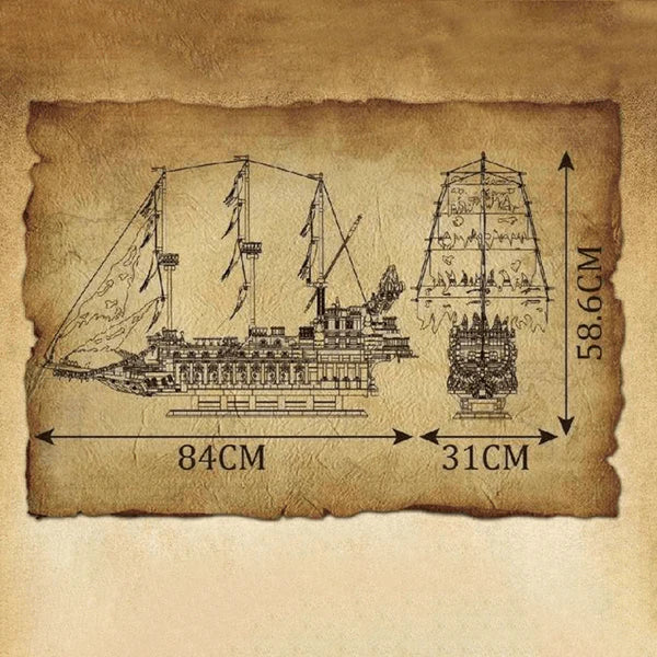 Bateau Pirate Le Spectre des Vagues 4363 pièces