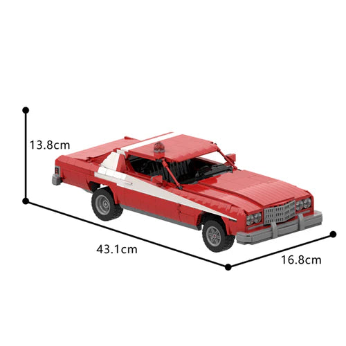 Voiture de Police Américaine Mythique 2030 pièces