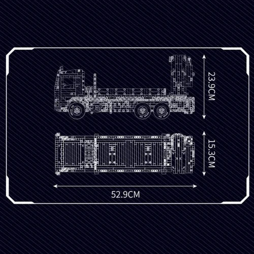 Camion Grue Télécommandé 2529 pièces