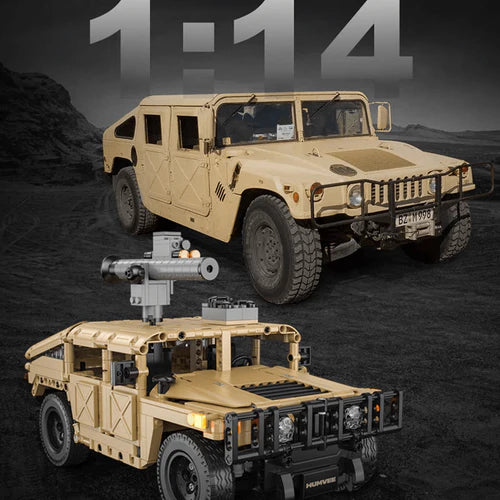 Humvee Militaire Télécommandé 627 pièces