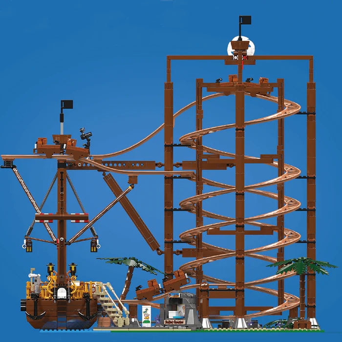 Les montagnes russes des pirates 2173 pièces - AlloBrick