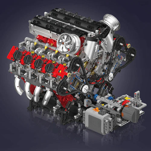 Moteur V8 Italien Motorisé 2717 pièces