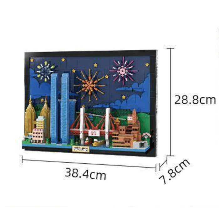 Tableau de Chongqing 1098 pièces