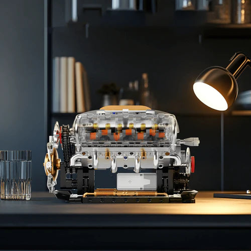 Moteur V8 Motorisé 691 pièces