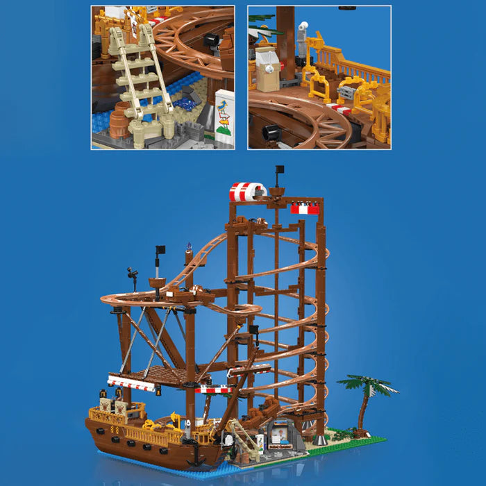 Les montagnes russes des pirates 2173 pièces - AlloBrick