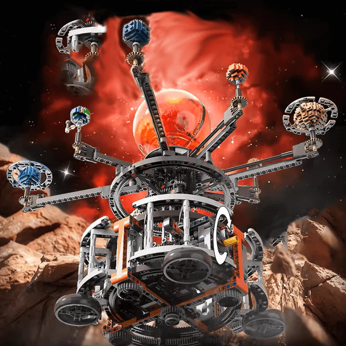 Système solaire rotatif motorisé 1281 pièces - AlloBrick