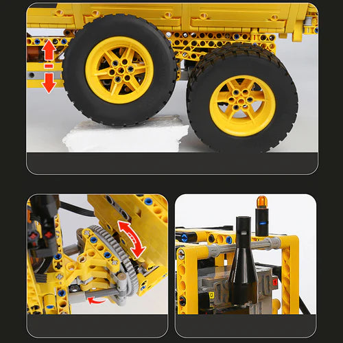 Camion à Benne Basculante Articulé 1887 pièces