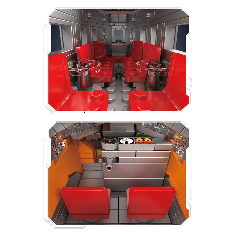 Locomotive EMD F7 1540 pièces