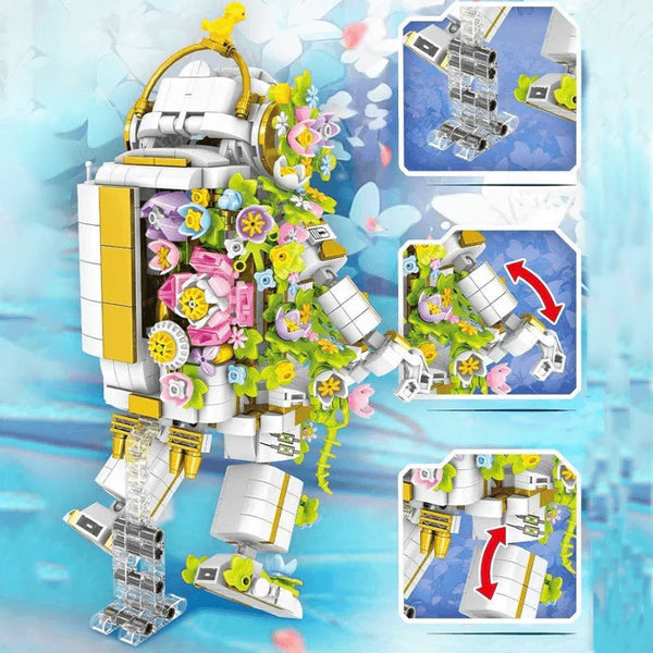 Astronaute Fleuri 1143 pièces