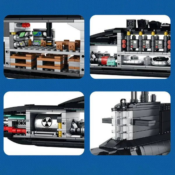 Sous-Marin Nucléaire 1497 pièces