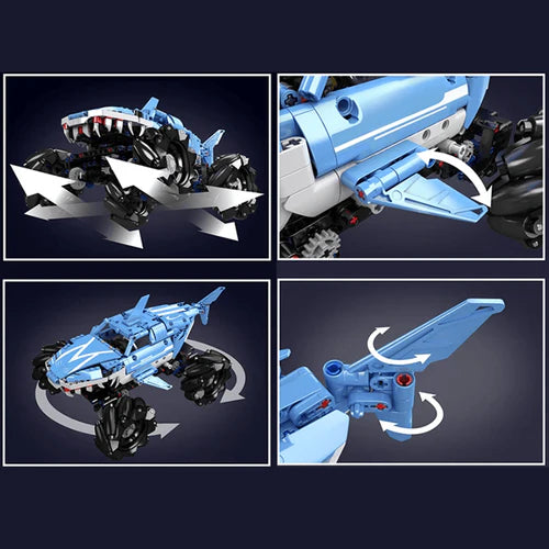 Monster Truck Requin Télécommandé 785 pièces