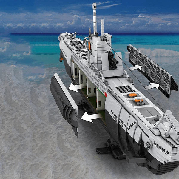 Sous-Marin Allemand 3986 pièces