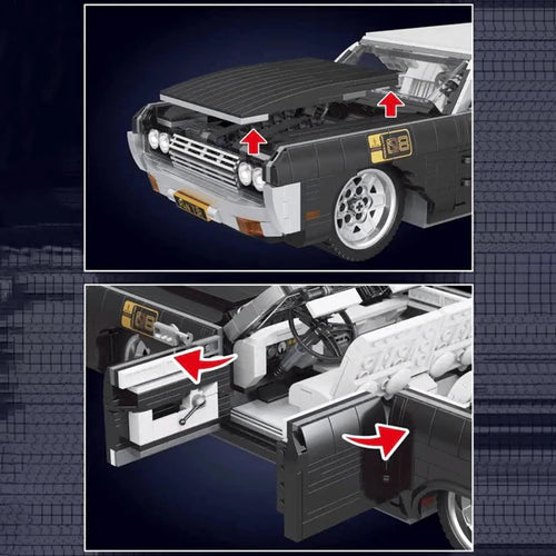 Voiture Décapotable Américaine de 1964 - 1902 pièces
