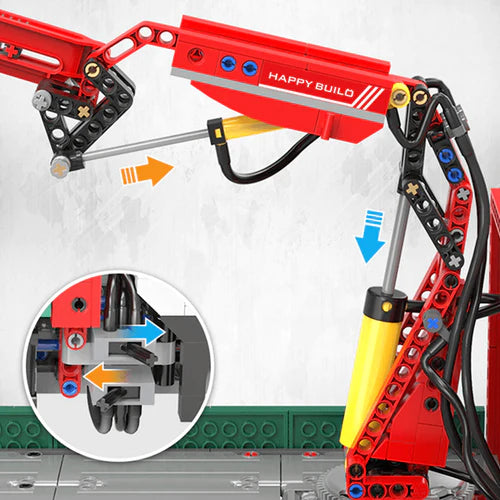 Camion Grue Télécommandé 1476 pièces