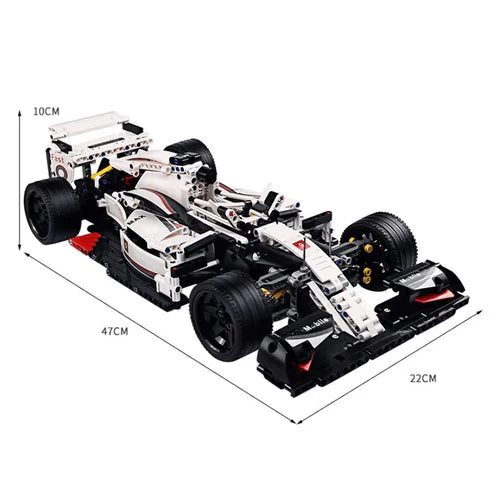 F1 Voiture de Course Monoplace 2020 1234 pièces