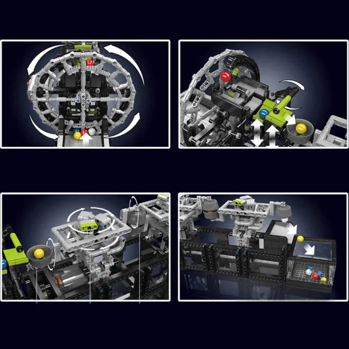 Circuit à billes motorisé GBC 2025 pièces - AlloBrick