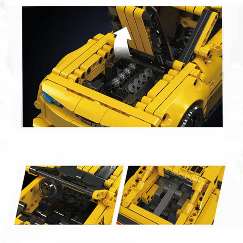 Muscle Car Américain 735 pièces