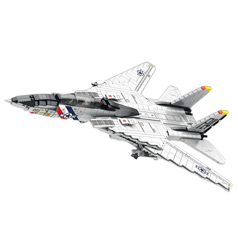 Avion de Chasse Biréacteur Grumman F-14 Tomcat 1599 pièces