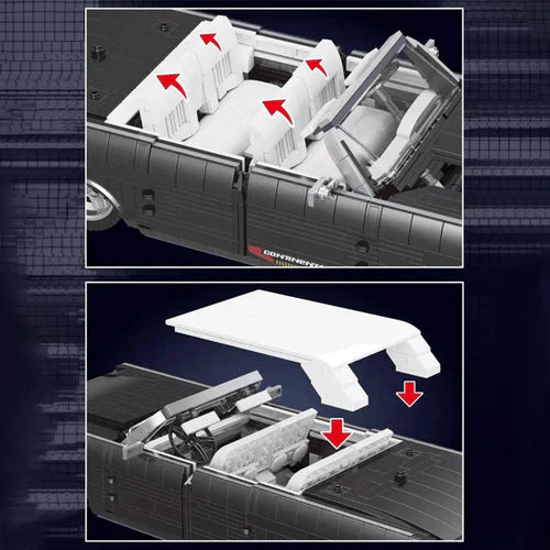 Voiture Décapotable Américaine de 1964 - 1902 pièces