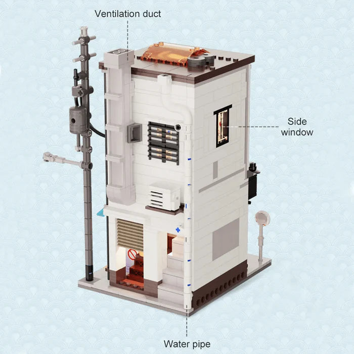 Le snack de rue japonais 1107 pièces - AlloBrick
