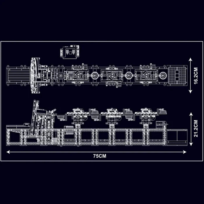 Circuit à billes motorisé GBC 2025 pièces - AlloBrick