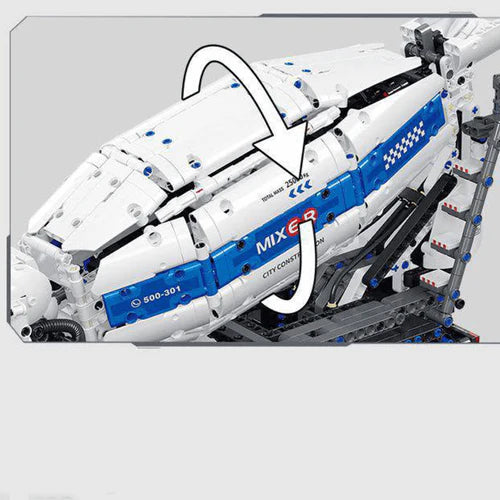 Camion Bétonnière Télécommande 2431 pièces