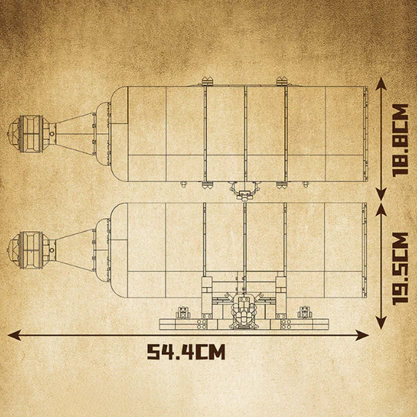 Bateau Pirate La bouteille à mer 2487 pièces