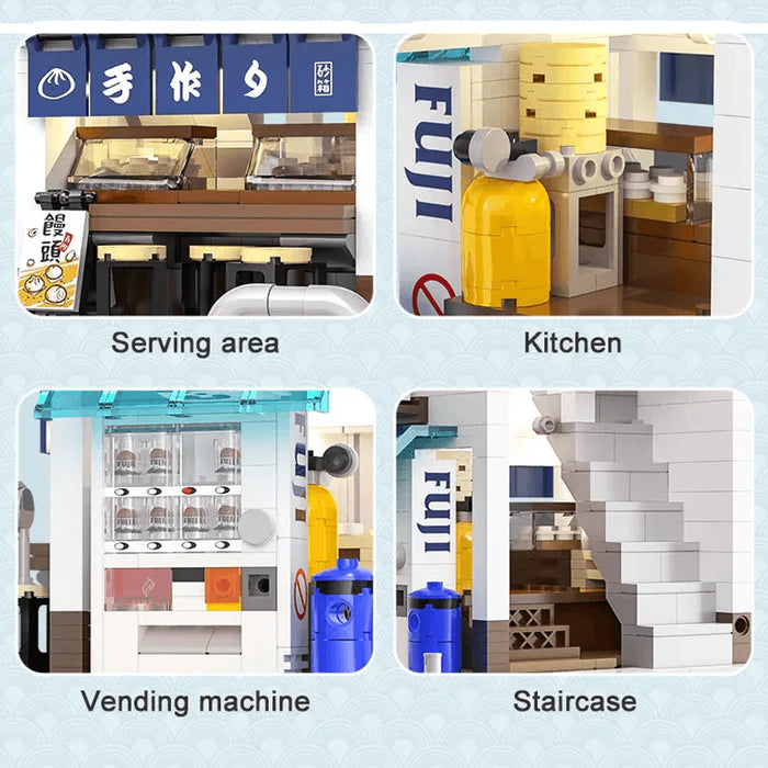 Le snack de rue japonais 1107 pièces - AlloBrick