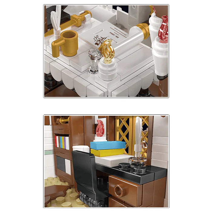 Cabane médiévale en bois 2191 pièces - AlloBrick