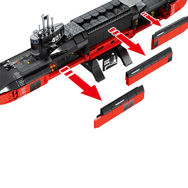 Sous-Marin Nucléaire 995 pièces