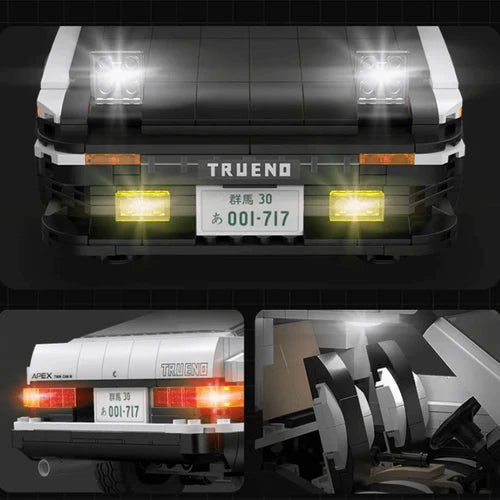 Initial D AE86 Télécommandée 1233 pièces