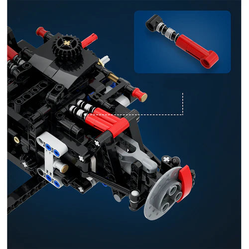 Voiture de Sport Italienne Bleu 3842 pièces