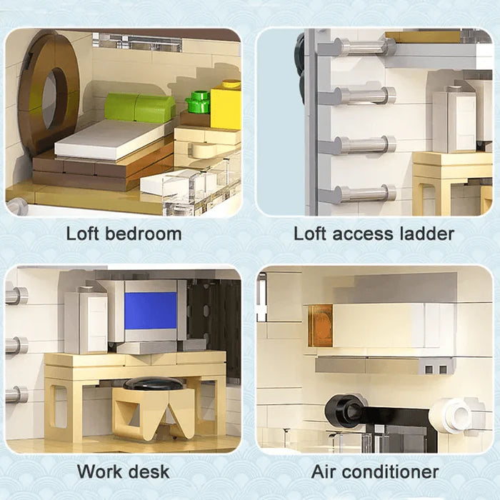 Le snack de rue japonais 1107 pièces - AlloBrick