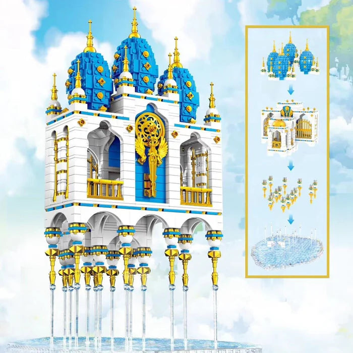 Burj Khalifa en lévitation 3206 pièces - AlloBrick