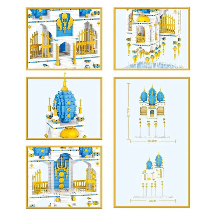 Burj Khalifa en lévitation 3206 pièces - AlloBrick