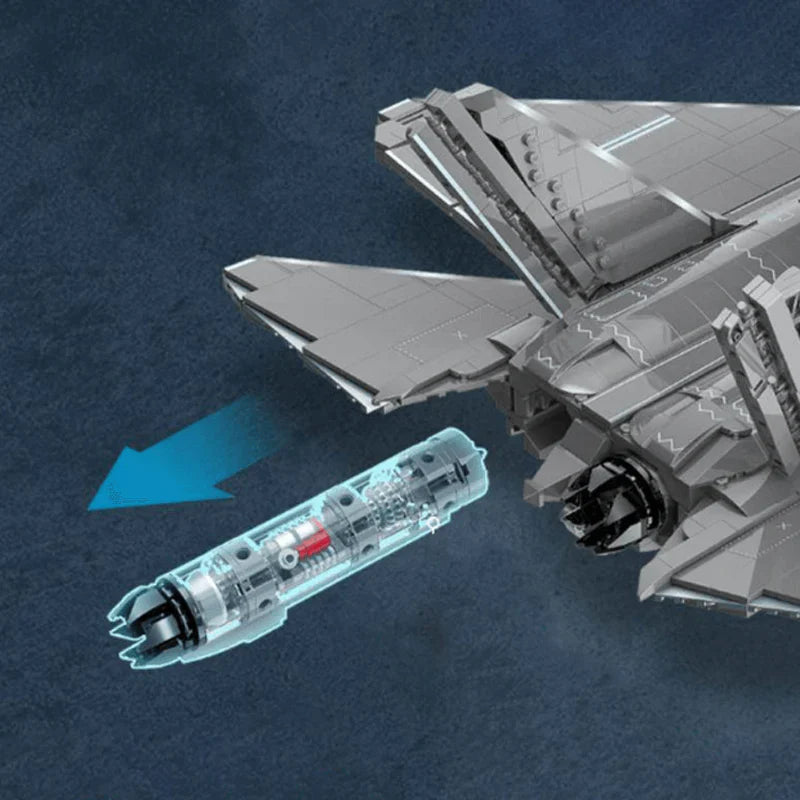 Avion de Chasse Furtif J-35 2635 pièces