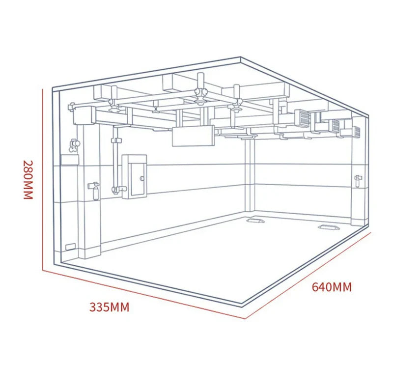 Parking à l'Échelle 1:8 2436 pièces