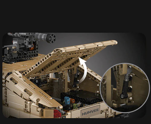 Humvee Militaire Télécommandé 3934 pièces