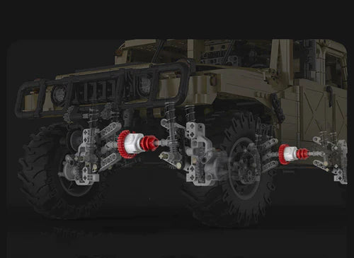 Humvee Militaire Télécommandé 3934 pièces