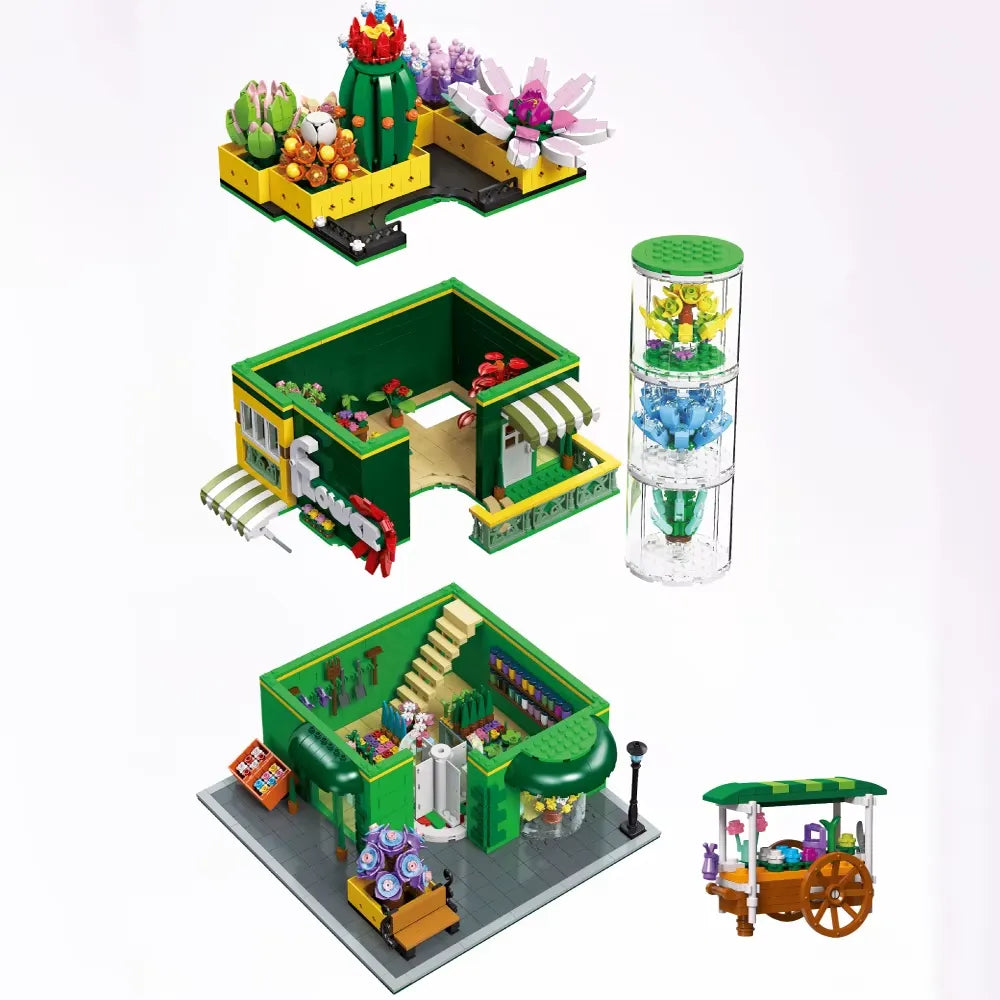 Boutique de fleurs 2290 pièces - AlloBrick