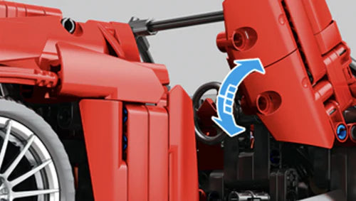 Voiture de Sport Italienne 1313 pièces