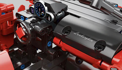 Voiture de Sport Italienne 1313 pièces