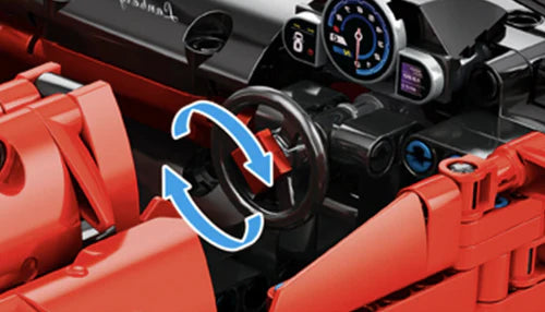 Voiture de Sport Italienne 1313 pièces