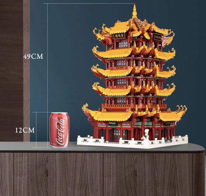 Tour de la Grue jaune 6793 pièces - AlloBrick