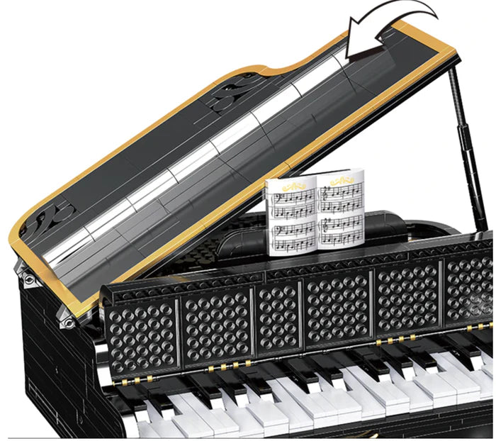 Piano à queue 2436 pièces - AlloBrick