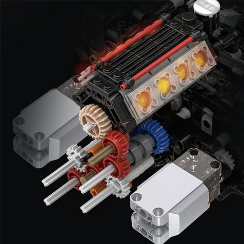 Supercar Italienne Télécommandée 3187 pièces