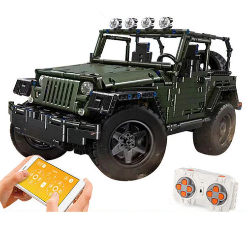 4x4 Jurassic Type Militaire Télécommandé 2048 pièces