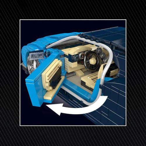 Hypercar de Luxe à Moteur Central 1221 pièces