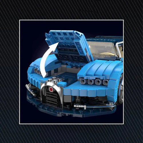 Hypercar de Luxe à Moteur Central 1221 pièces