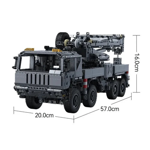 Camion Grue Militaire 2685 pièces